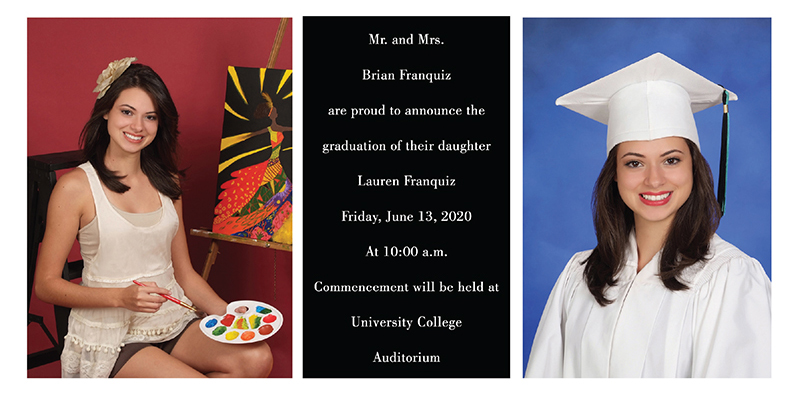 Photo Graduation Announcement - Style 213 Photo Graduation Announcement - Style 213