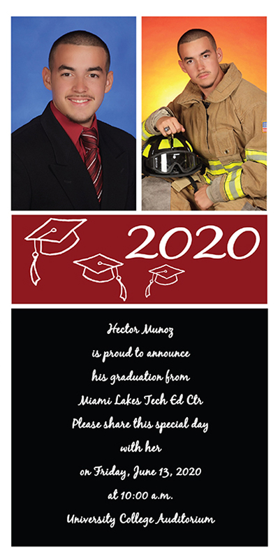 Photo Graduation Announcement - Style 220 Photo Graduation Announcement - Style 220