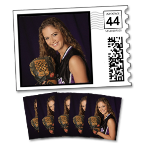 Graduation Photo Stamps (sheet of 40+ 40 Wallets)